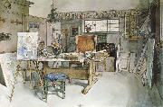 Carl Larsson, One Half of the Studio